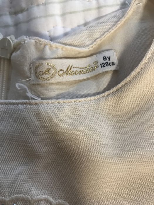 Лятна рокля с дантела 128см