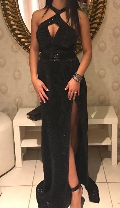 Rochie BBY neagră cu paiete