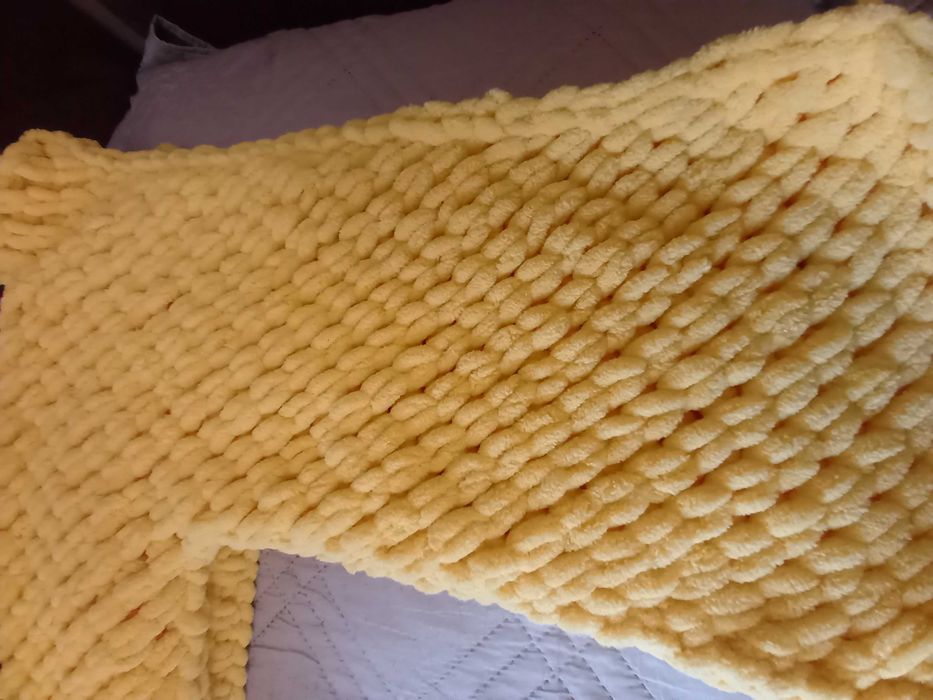 Ръчно плетено палто -жилетка!