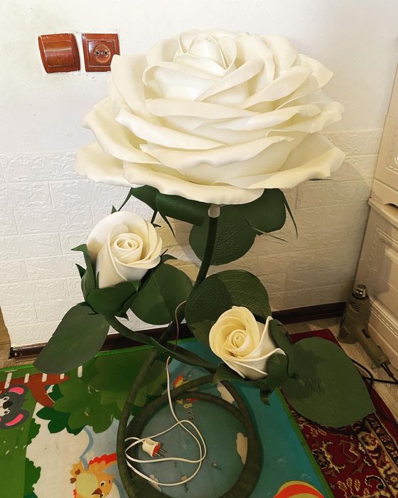 Цветы из изолона