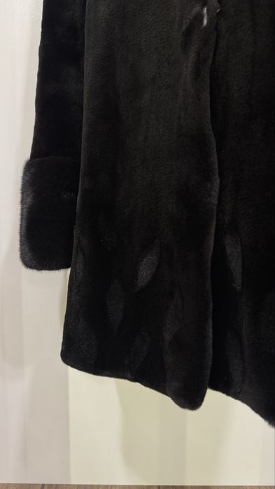 Норковая шуба стриженная