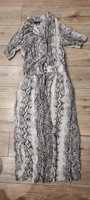 Мax Danieli -змийска.Рокля на цветя.Рокля рязана дантела в бяло и оранж.Blumarine змийска.