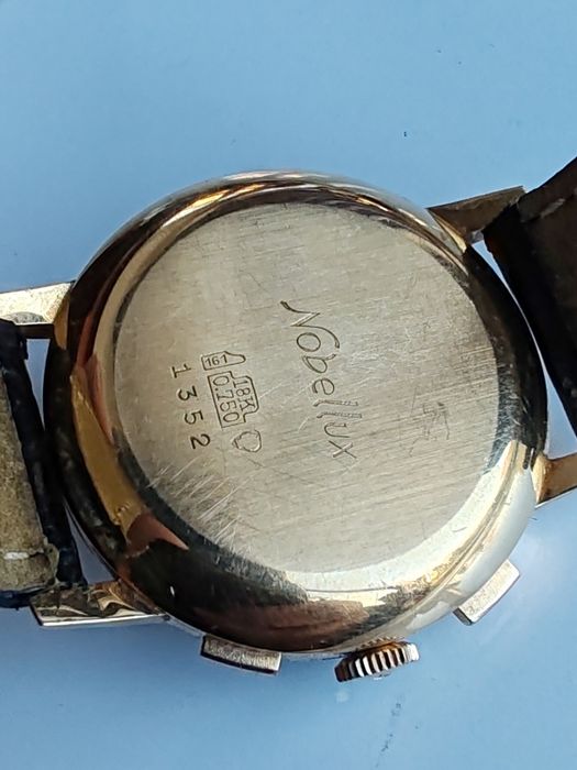 Ceas Nobellux Panda Chronograph Aur 18k Landeron 248