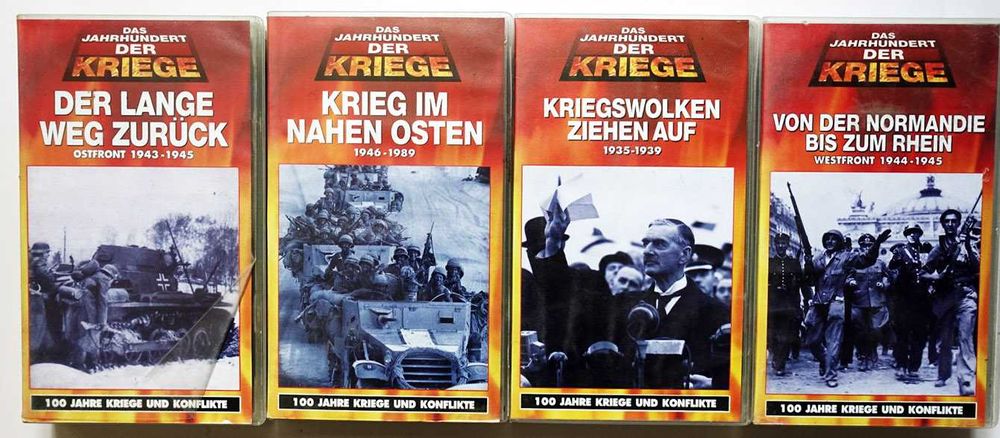 Пълна колекция VHS – DAS JAHRHUNDERT DER KRIEGE (100 Jahre Kriege und Konflikte)