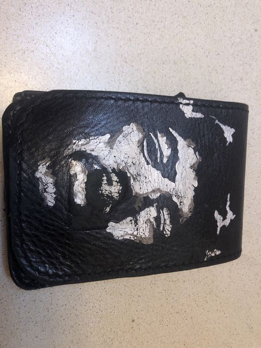 Borseta,gentuta pentru curea Jimi Hendrix,din piele neagra