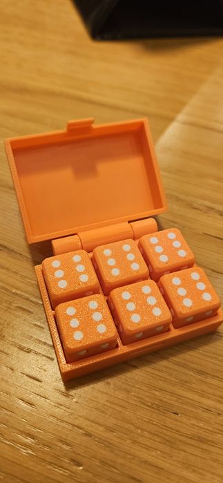Кубики игральные + кейс | 3D-печать | Подарок