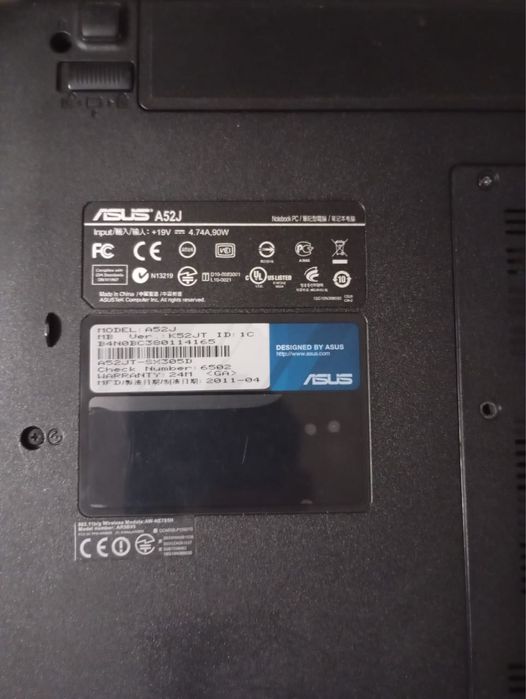 Ноутбук Acer A52J