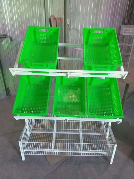 Полки торговое оборудование стеллажи островные