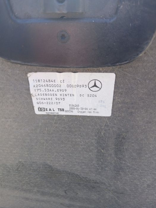 Capitonaj Portbagaj Mercedes-Benz C-Class W204 2007 - 2014
