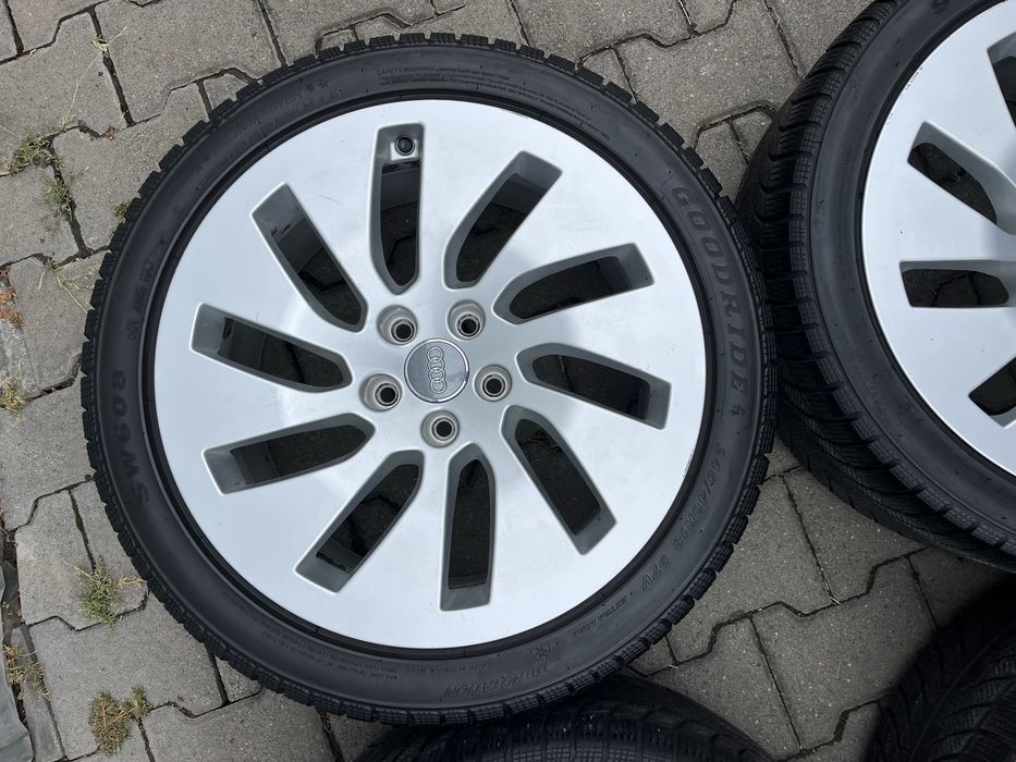 Jante aliaj 5x112mm, anvelope iarna! 245/40 R18, Audi A4 B8, B9, A5, A6 C6, C7, A7, A8, ET26!!