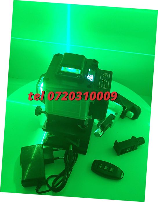 Nivela Laser Noua 16 Linii 4d Verde Afisaj Digital