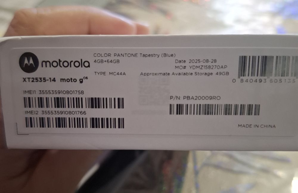 Motorola G06  TAPESTRY