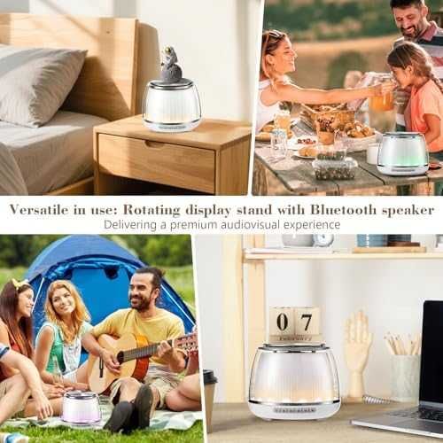 Нов Безжичен високоговорител 8W + дисплей платформа + 7 RGB светлини