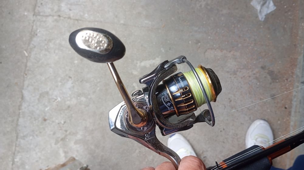 Спининг комплект Dragon Black  rock + Ryobi