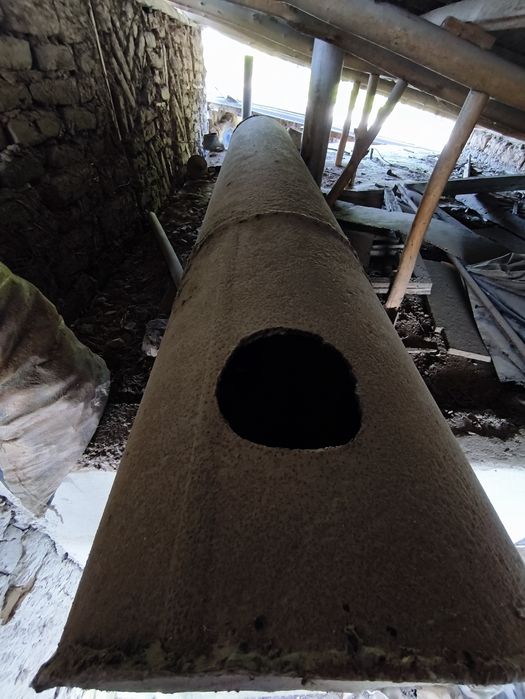 400 talik truba. Uzunligi 240 sm, qalinligi 10mm, diametri 420 mm.