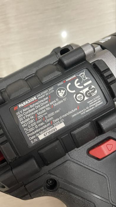 Parkside Performance Masina de gaurit si insurubat 20V;4Ah