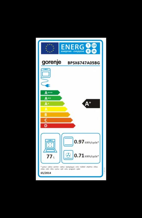 Фурна Gorenje , нов модел с тъч скрий, цена по договаряне