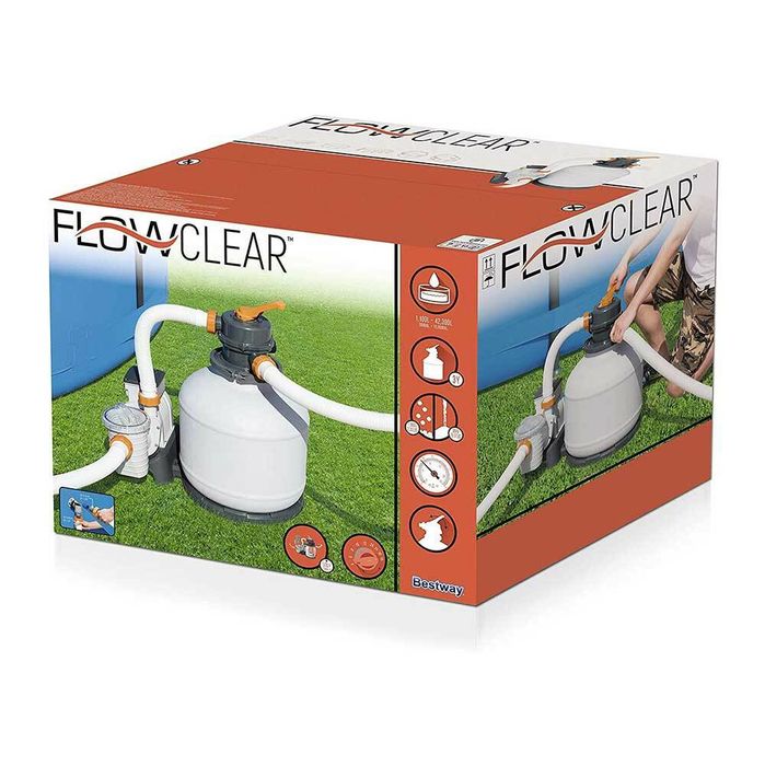 НОВ!Пясъчна филтър помпа 8327л/час 2г гаранци Bestway