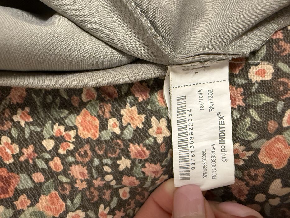 Tricou polo grosut , ZARA , XL , gri