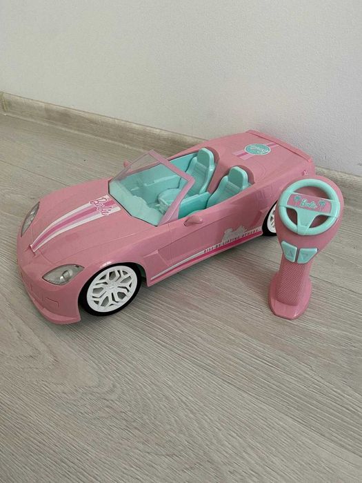 Masina cu telecomanda Barbie Dream Car, Roz