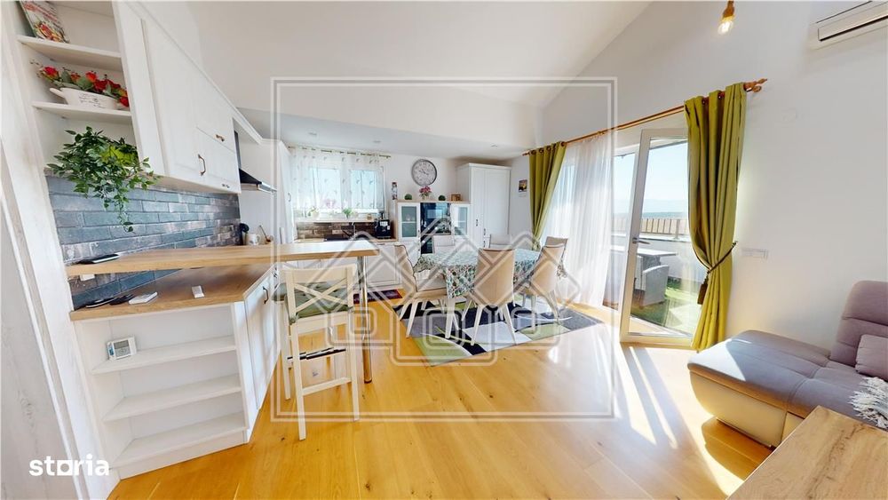 Penthouse mobilat si utilat modern cu terasa de 40 mp — fotografia 1