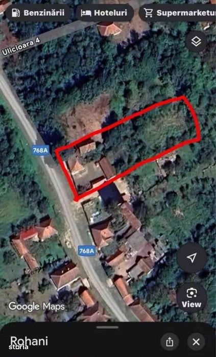 Casă cu teren 1800mp , sat Rohani Căpalna