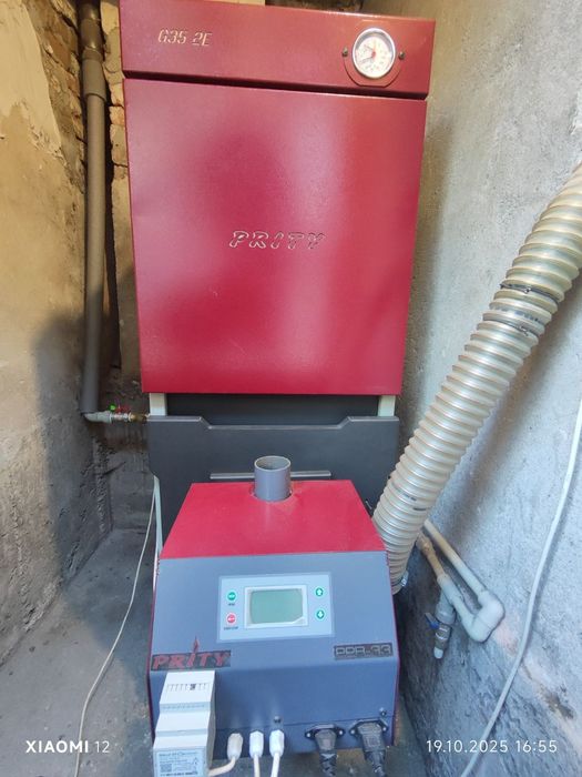 Котел и горелка Прити 35KW