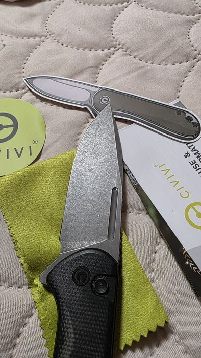 Нож Civivi Conspirator Nitro-V Micarta Black