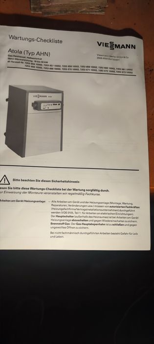 Газов котел отоплителен Viessmann