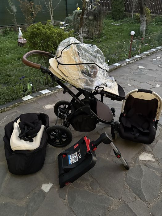Carut 3 in 1 cu baza isofix