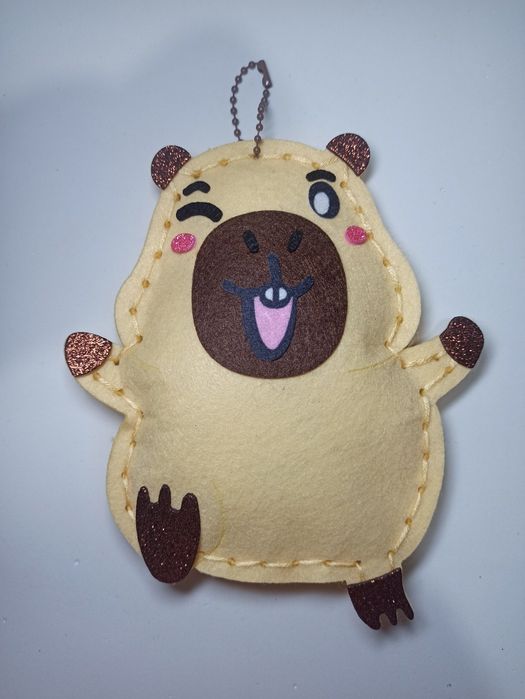 Мягкая игрушка Капибара Capibara из фетра.