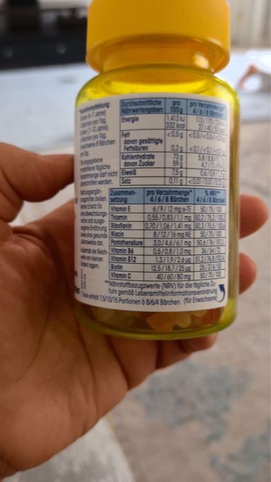 Мультивитаминные медведи Mivolis для детей