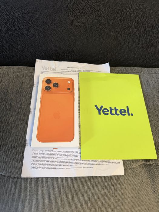ЗАПЕЧАТАН 256GB iPhone 17 Pro Max Гаранция Yettel  2029 г. Orange | Оранжев