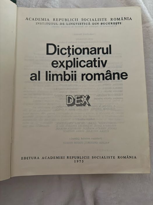 Dictionarul limbii romane