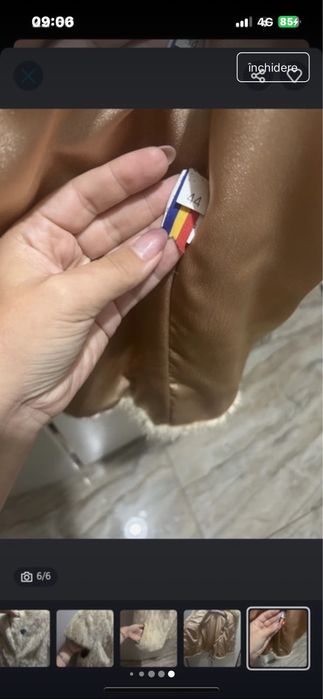 Haina  vesta blana naturala nurca L