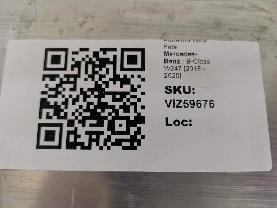 Арматура Предна Броня Мерцедес-Бенц Б-Клас / Mercedes-Benz B-Class W24