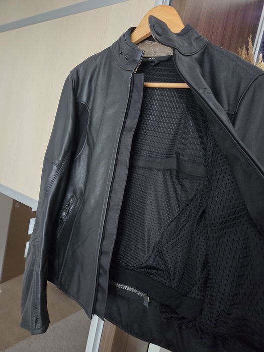 Geaca piele moto dama Revit plus casca Lazer