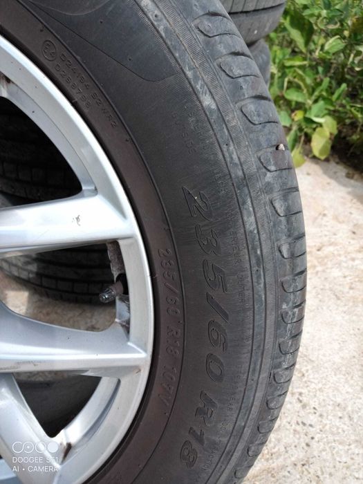 Jante Volvo xc 60 R18 si cauciucuri de vara Pirelli
