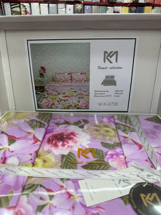 Постельное бельё в подарочной коробке