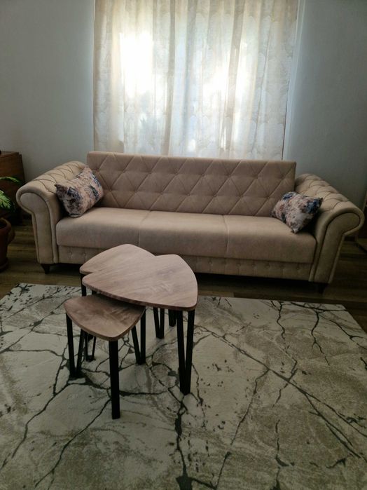 Canapea extensibila cu 2 fotolii