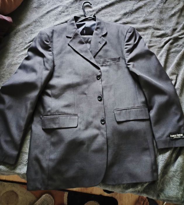 Costum Bărbați Franco Ferrari mărime 54 NOU Gri
