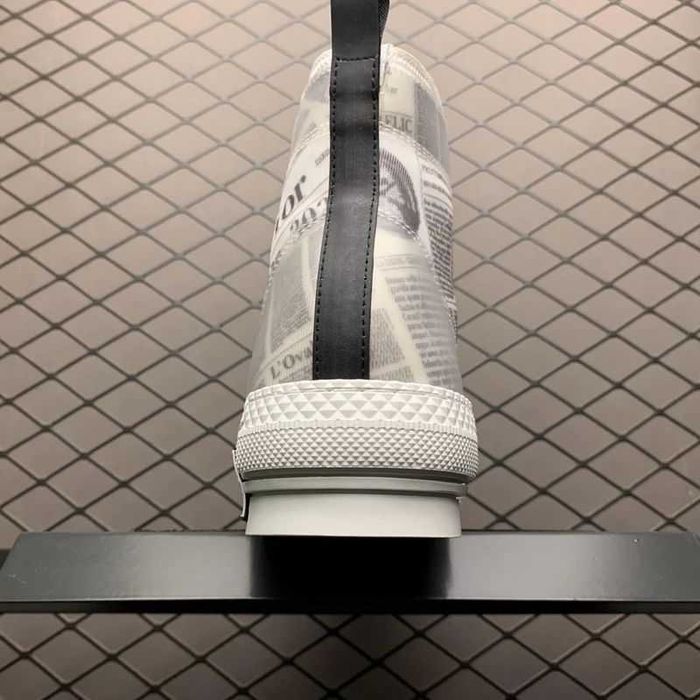 Dior B23 High Top Daniel Arsham Newspaper