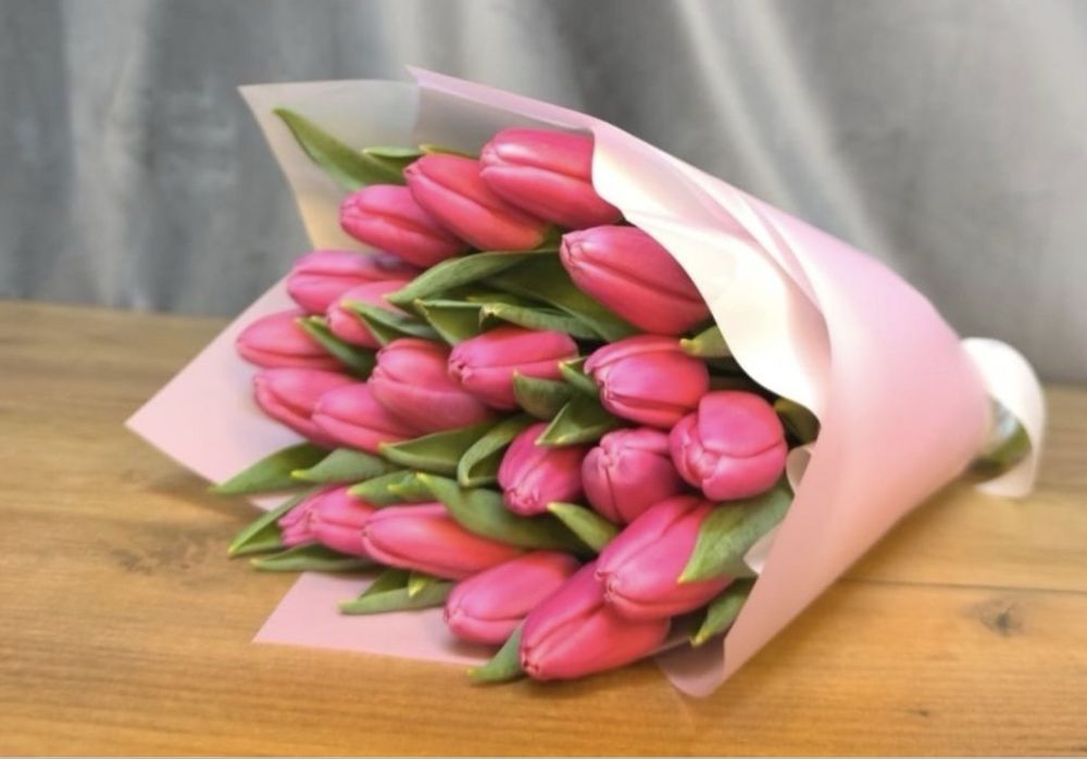 Тюльпаны корпоративные букеты