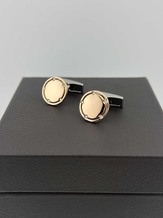 Запонки Damiani с бриллиантами