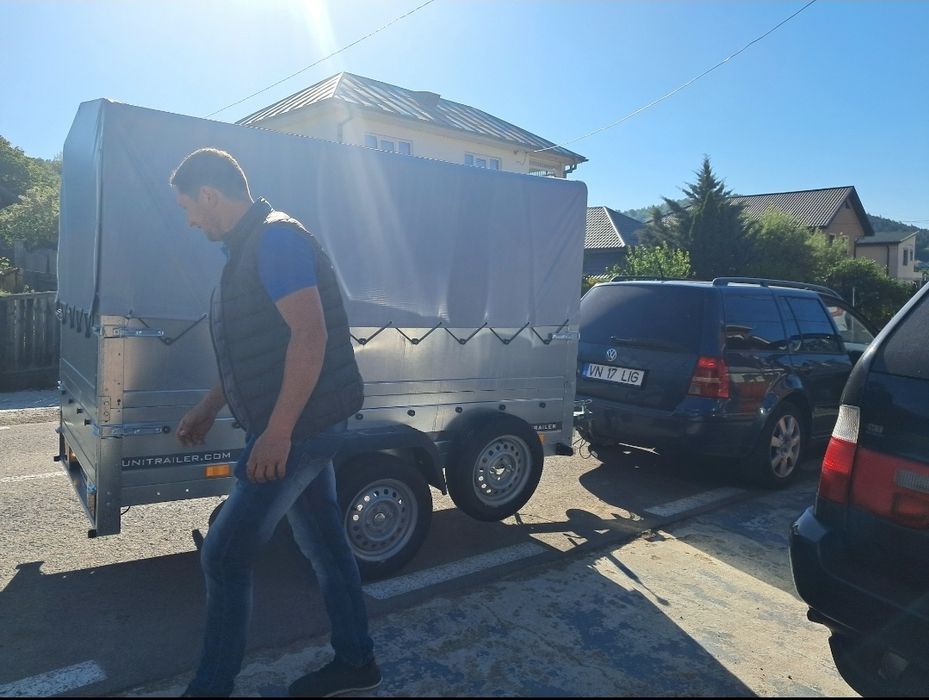 Remorca basculabila 750 kg Temared ca noua