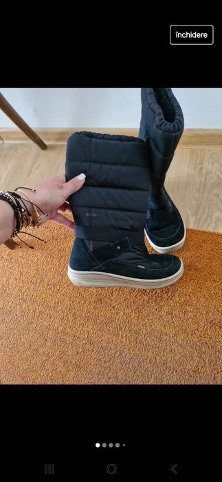 Cizme Ecco 38 piele