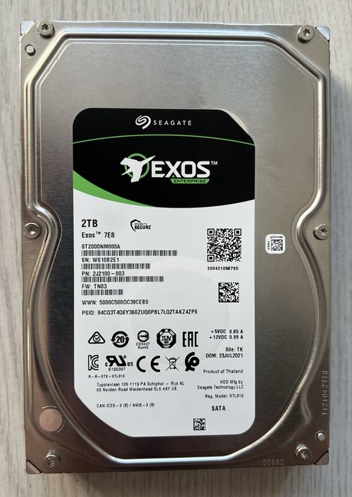 HDD-uri Seagate Exos 7E8 Enterprise SATA 3,5" (mai multe bucati)
