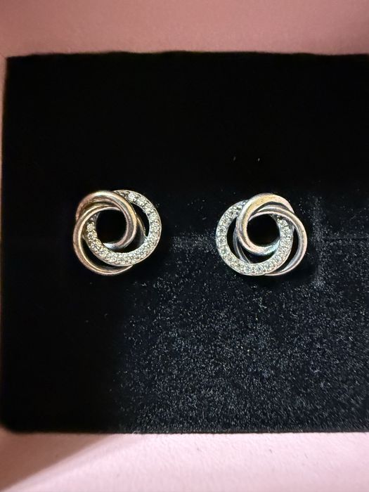 Pandora Обеци “Бъди до мен” -  Нови със сертификат!