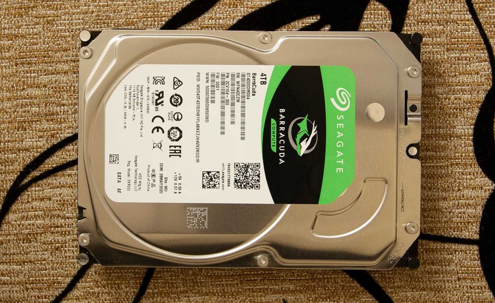HDD Seagate BarraCuda 4TB, 5400 rpm, 256 MB cache, SATA III Desktop