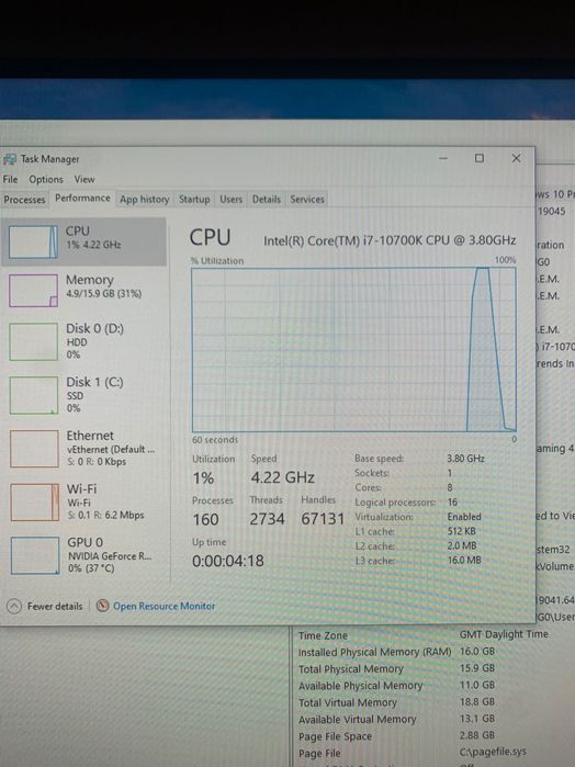 GAMING PC SETUP I710700k RTX2060 280hz computer